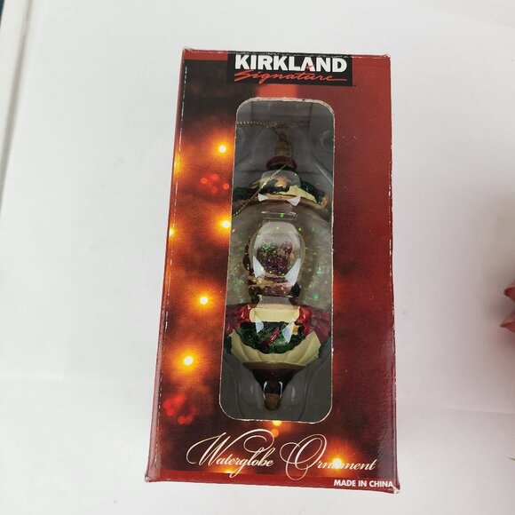 Kirkland Signature Waterglobe Ornament Santa Claus NWT Holiday Christmas - Picture 9 of 9